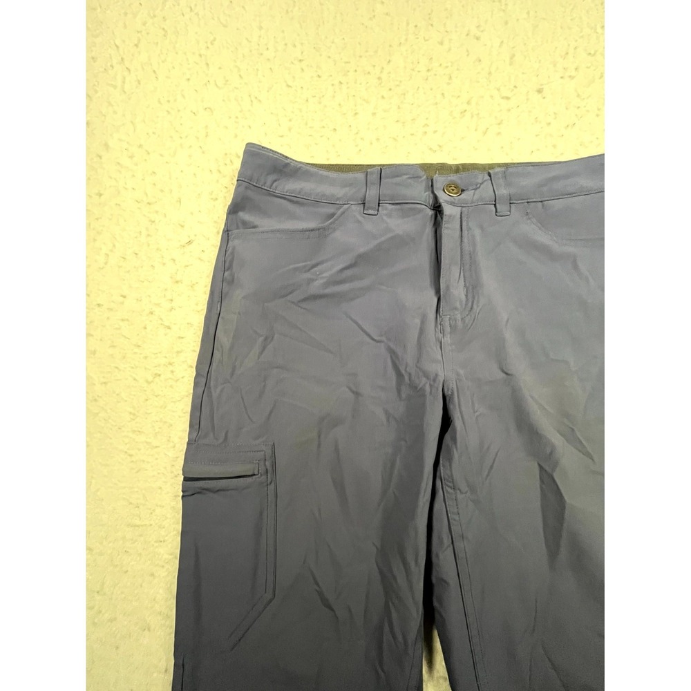 Patagonia Worn Wear Skyline Traveler Pants Womens 8 Blue Slim Fit Sun Protection - Picture 2 of 16